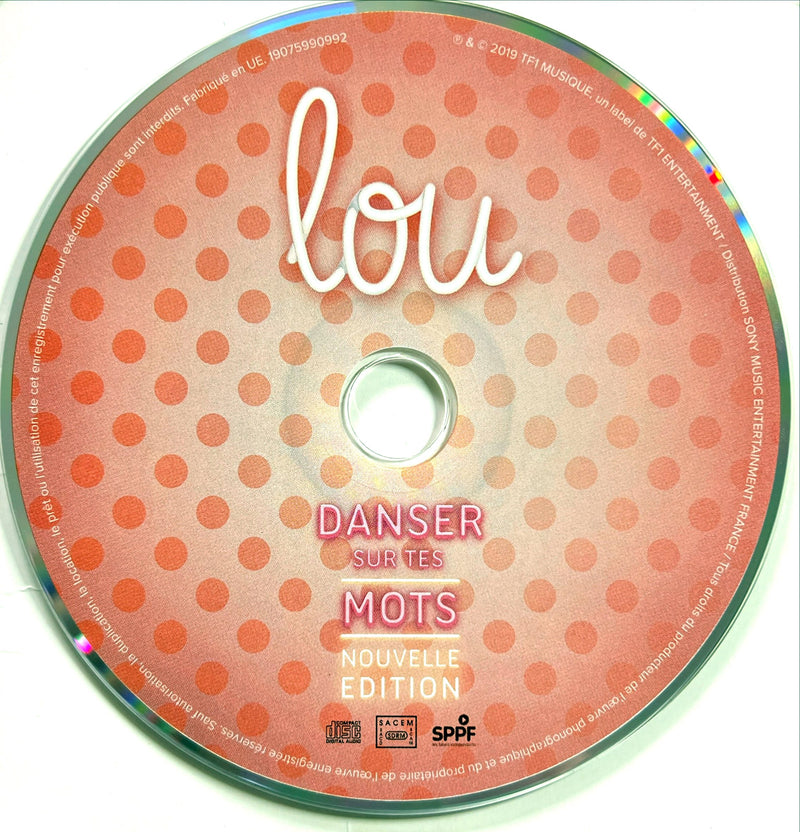 Lou CD Danser Sur Tes Mots (NM/NM)
