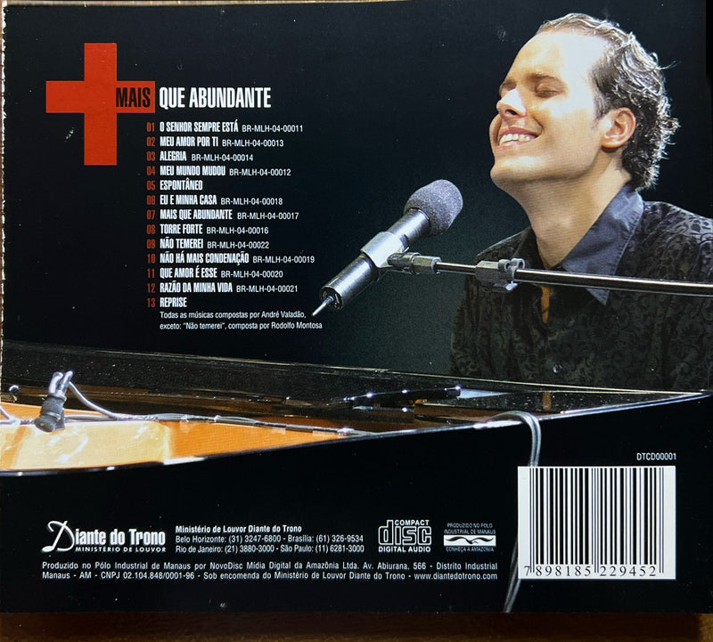 André Valadão - CD - Mais Que Abundante (NM/NM)