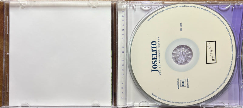 Joselito - CD - Sus 20 Grandes Éxitos (NM/M)
