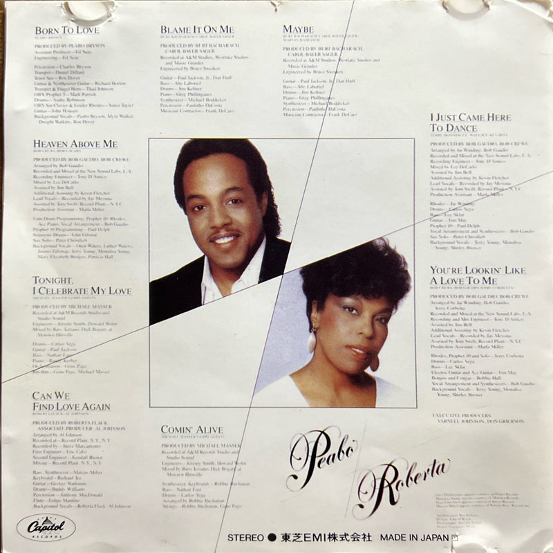 Peabo Bryson & Roberta Flack - CD - Born To Love (VG+/VG+)
