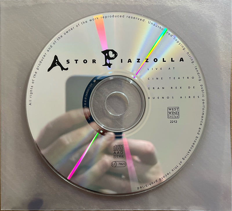 Astor Piazzolla - CD - Live At Cine Teatro Gran Rex De Buenos Aires (NM/NM)