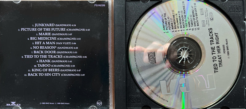 Treat Her Right - CD - Tied To The Tracks (NM/VG+)
