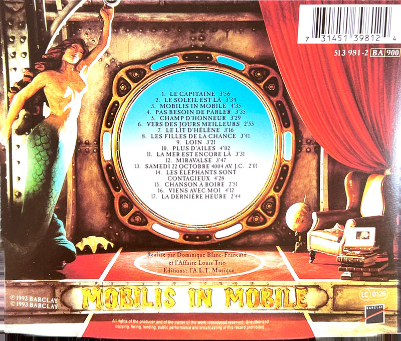 L'Affaire Louis Trio CD Mobilis In Mobile (NM/NM)