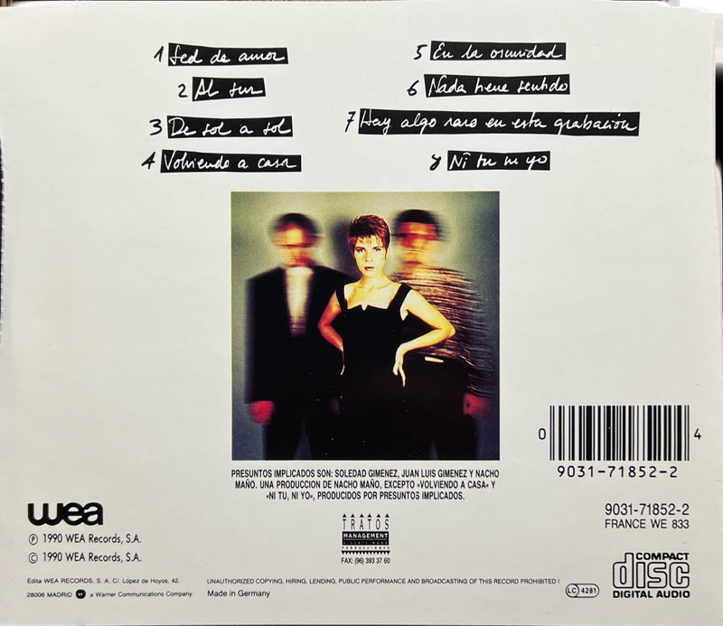 Presuntos Implicados - CD - De Sol A Sol (M/M)