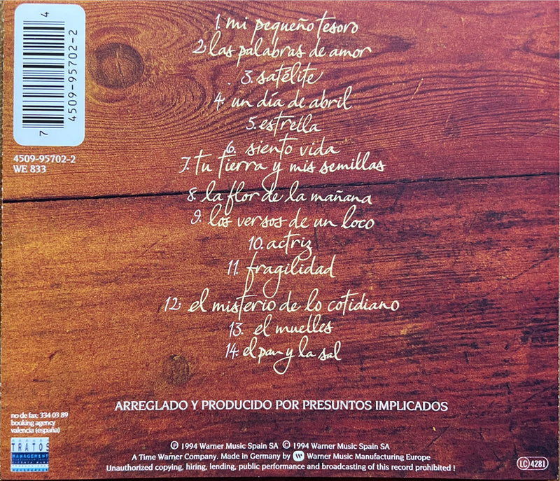 Presuntos Implicados - CD - El Pan Y La Sal (NM/M)