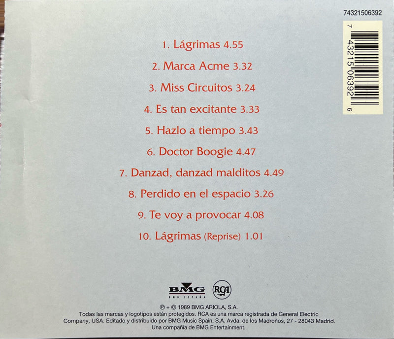 Presuntos Implicados - CD - Lágrimas (M/M)