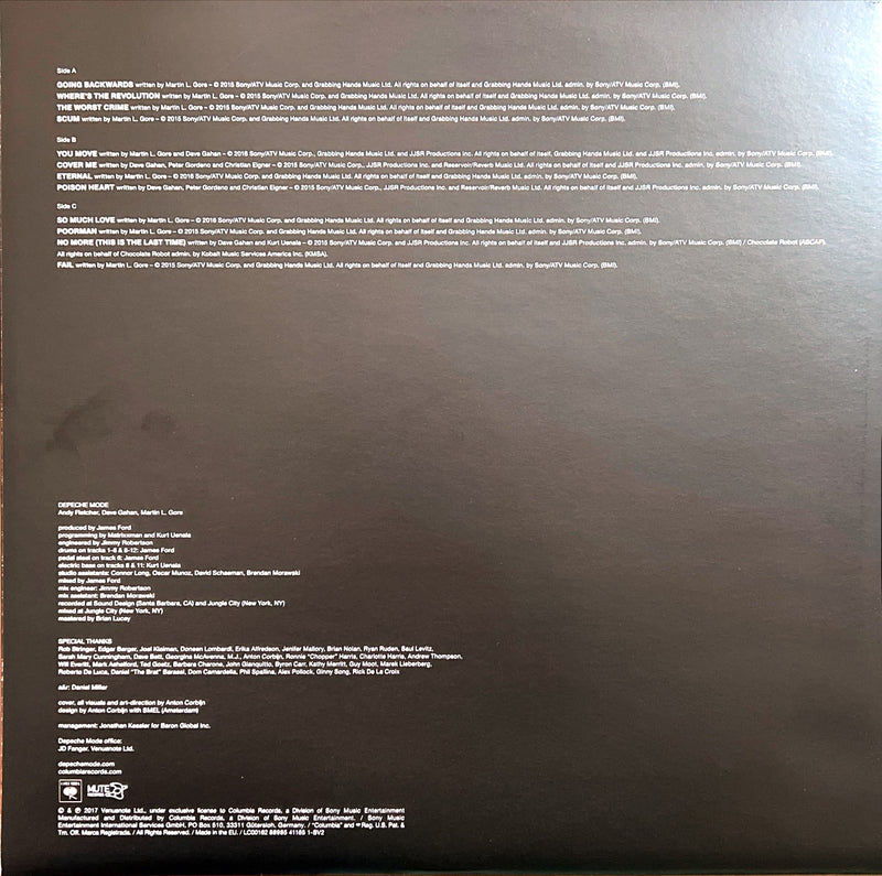Depeche Mode 2xLP Spirit - Vinyles rouges transparents - France