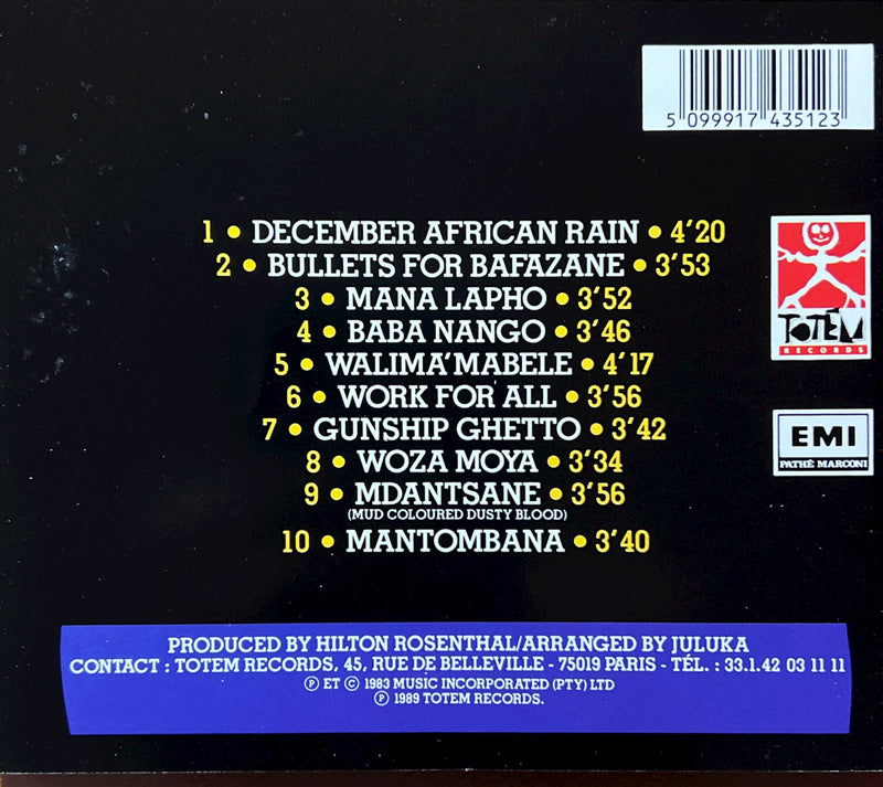 Juluka - CD - Work For All! (NM/NM)