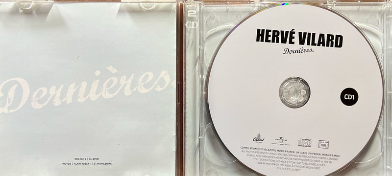 Hervé Vilard - 2CD - Dernières (NM/M)