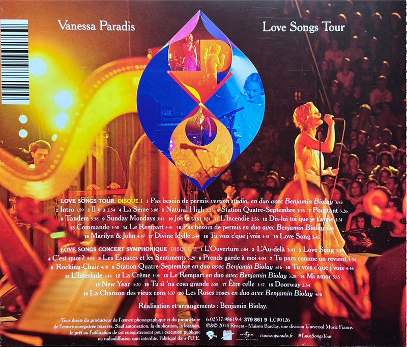 Vanessa Paradis - 2 CD - Love Songs Tour (VG+/M)