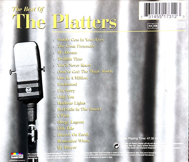 The Platters CD The Best Of The Platters (M/M)