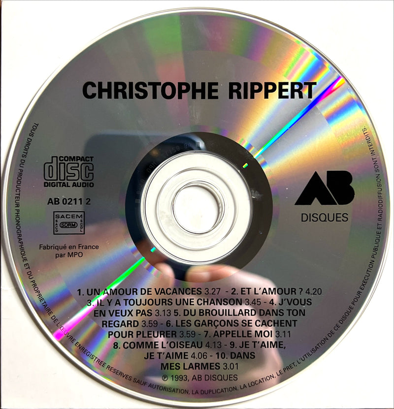 Christophe Rippert CD Un Amour De Vacances (M/NM)