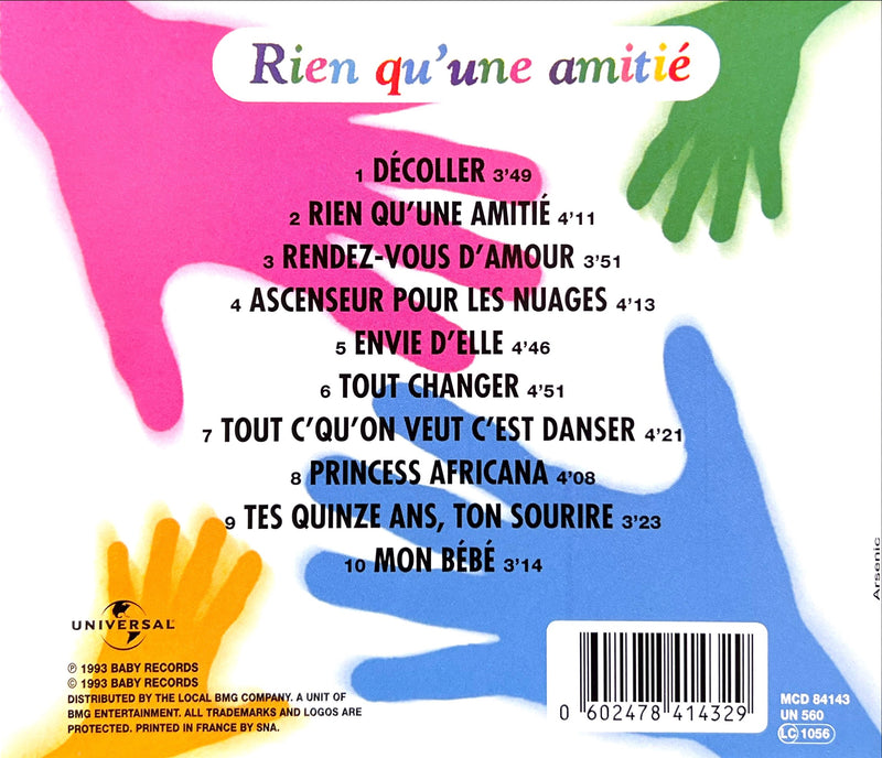 Gilbert Montagné CD Rien Qu'Une Amitié (NM/M)