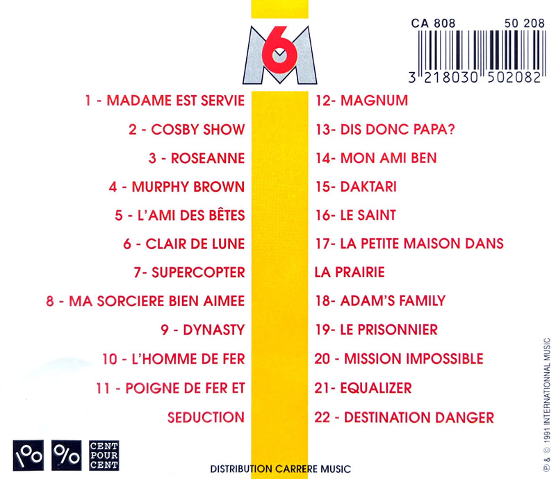 Compilation CD Les Séries M6 (NM/NM)