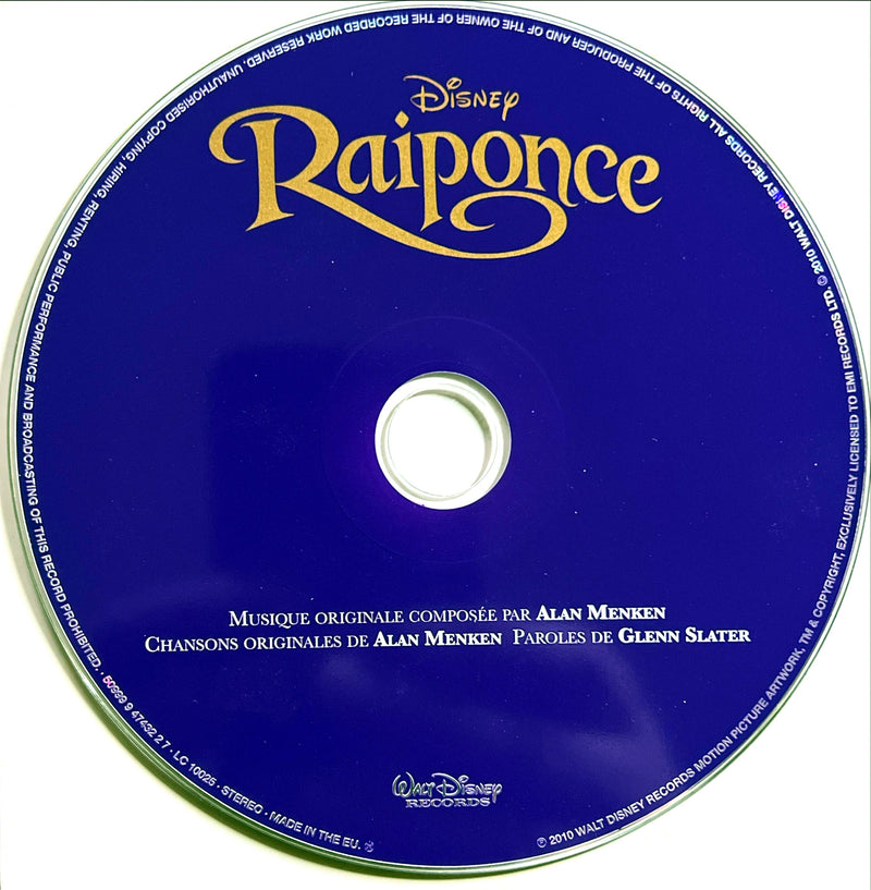Alan Menken, Glenn Slater CD Raiponce (Bande Originale Française Du Film) (NM/M)