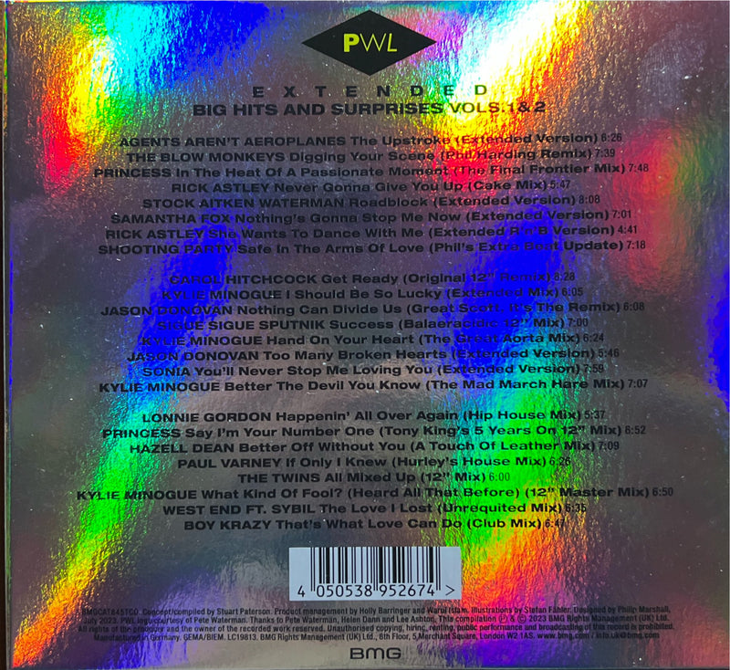 PWL - 3xCD - Extended Big Hits and Surprises Vols. 1 & 2 (M/M)
