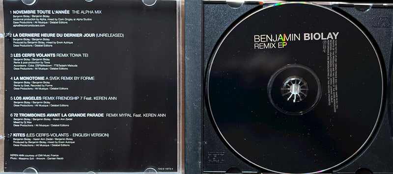 Benjamin Biolay - CD - Remix EP (M/NM)