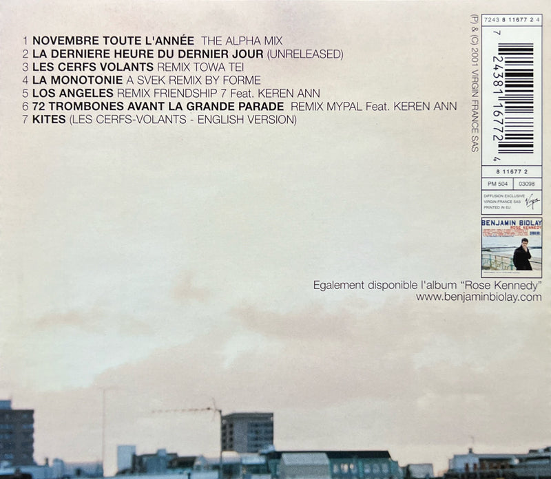 Benjamin Biolay - CD - Remix EP (M/NM)