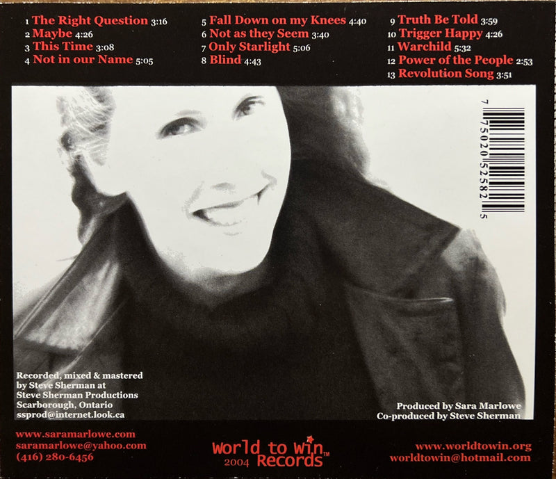 Sara Marlowe - CD - Times Like These... (NM/NM)