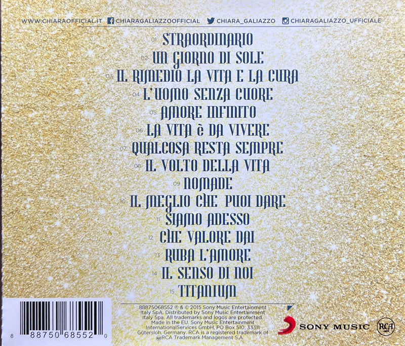 Chiara - CD - Un Giorno Di Sole Straordinario (NM/M)