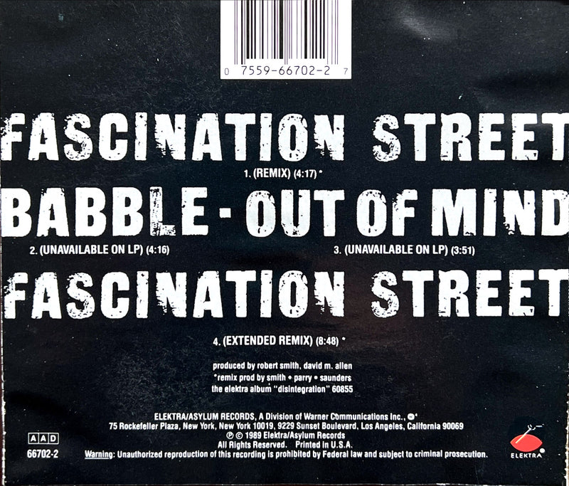 The Cure Maxi CD Fascination Street (NM/VG)