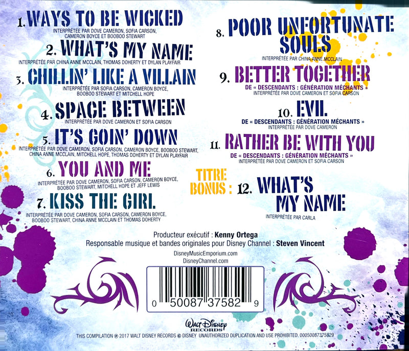 Compilation CD Disney Descendants 2 (NM/VG+)