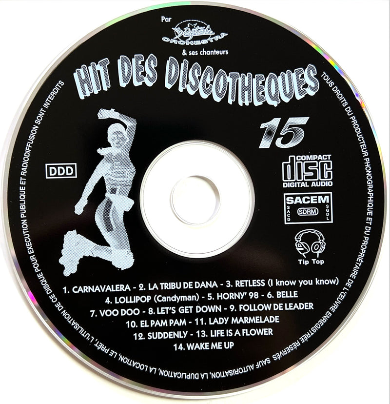 Digital Orchestra & Ses Chanteurs CD Hit Des Discothèques Vol. 15 (NM/M)