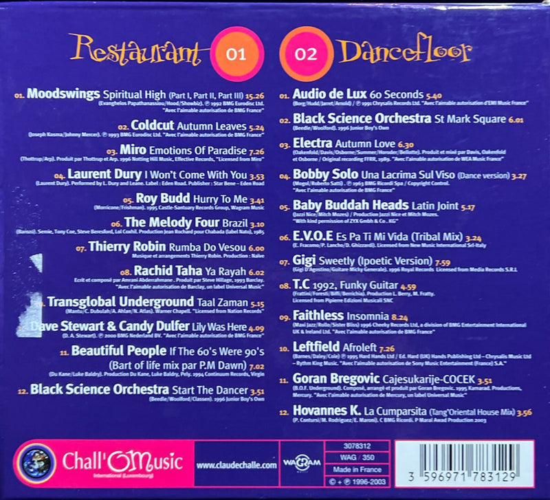 Claude Challe - 2 CD - Les Bains Douches (NM/VG)