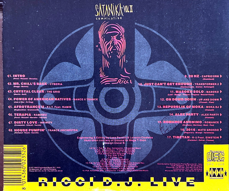 Ricci D.J. CD Satanika Vol. II Compilation (NM/VG+)