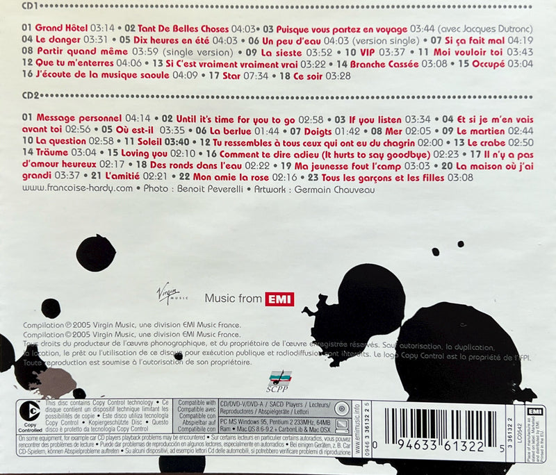 Françoise Hardy - 2CD - Le Temps Des Souvenirs (NM/G+)