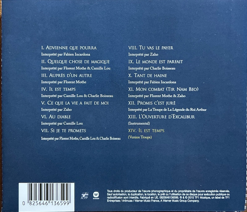 La Légende Du Roi Arthur - CD - Spectacle Musical (NM/M)