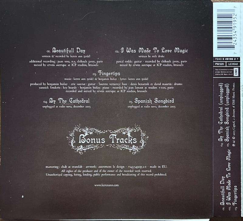 Keren Ann - CD - Bonus Tracks (NM/NM)