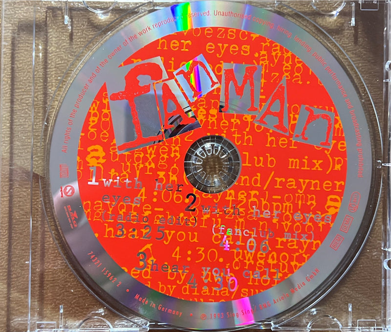 Fanman - Maxi CD - With Her Eyes (NM/NM)