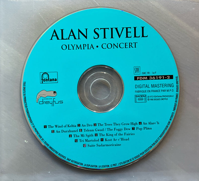 Alan Stivell - CD - Olympia Concert (NM/NM)