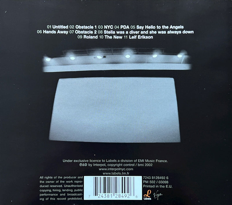 Interpol - CD - Turn On The Bright Lights (M/VG+)