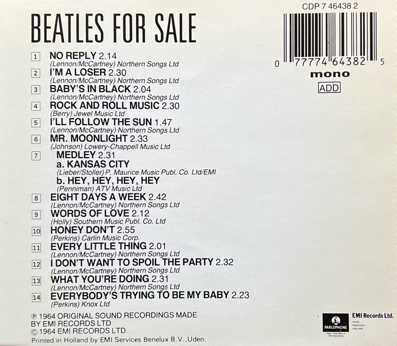The Beatles - CD - Beatles For Sale (NM/NM)