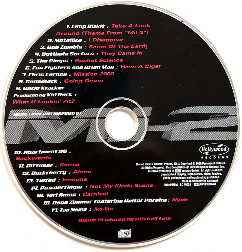 Compilation CD Music From And Inspired By M:i-2 (NM/NM)