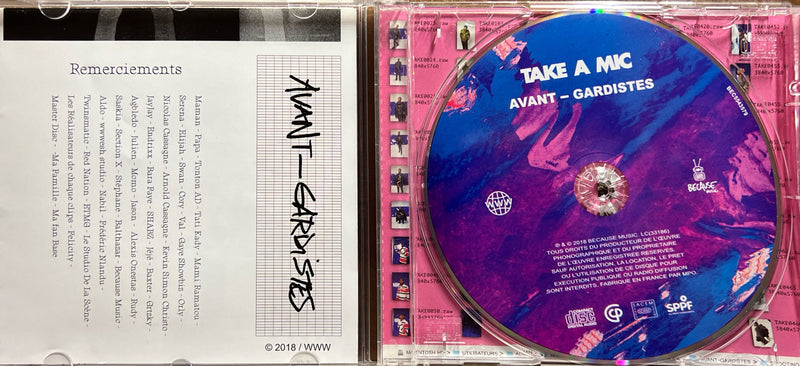 Take A Mic - Avant-Gardistes CD Rap Français (NM/NM)