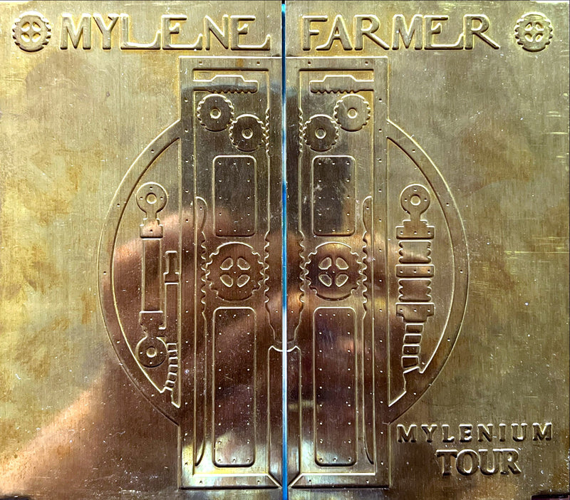 Mylène Farmer 2xCD Mylenium Tour - Boîtier laiton (NM/VG)