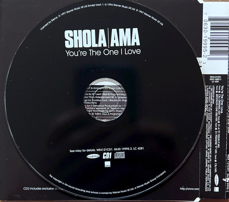 Shola Ama CD Maxi "You're The One I Love" 1997 (M/M)