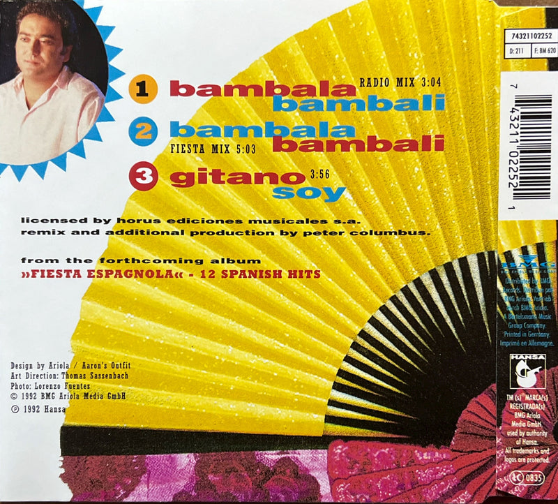 Paco Aguilera CD Maxi "Bambala Bambali" 1992 (NM/M)