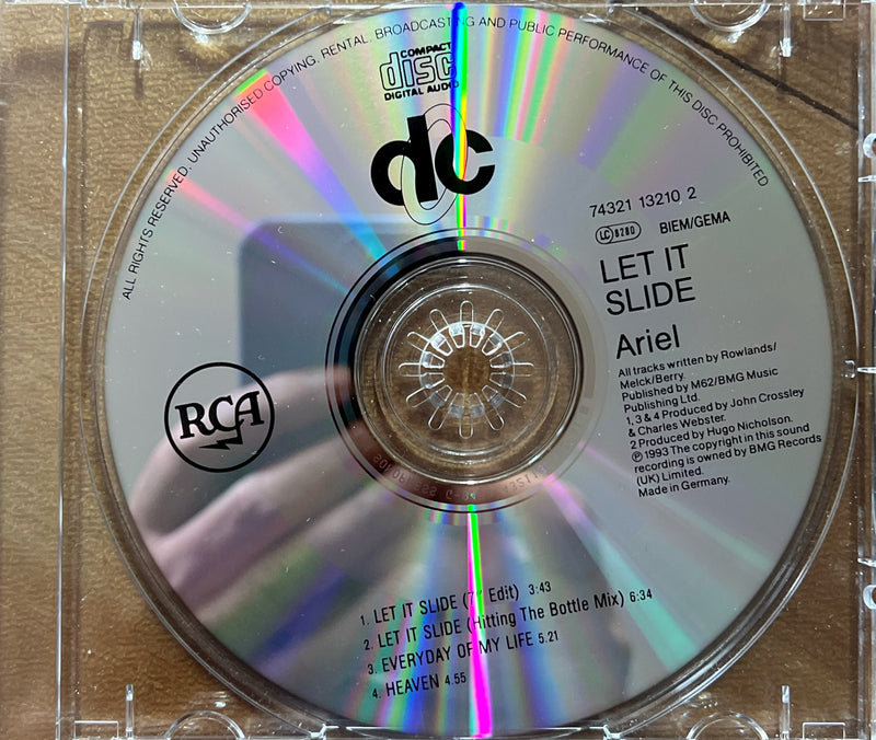 Ariel CD Maxi "Let It Slide" 1993 RCA Deconstruction (VG+/M)