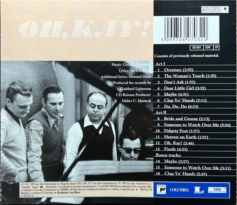 George Gershwin - CD - Oh, Kay! (NM/NM)
