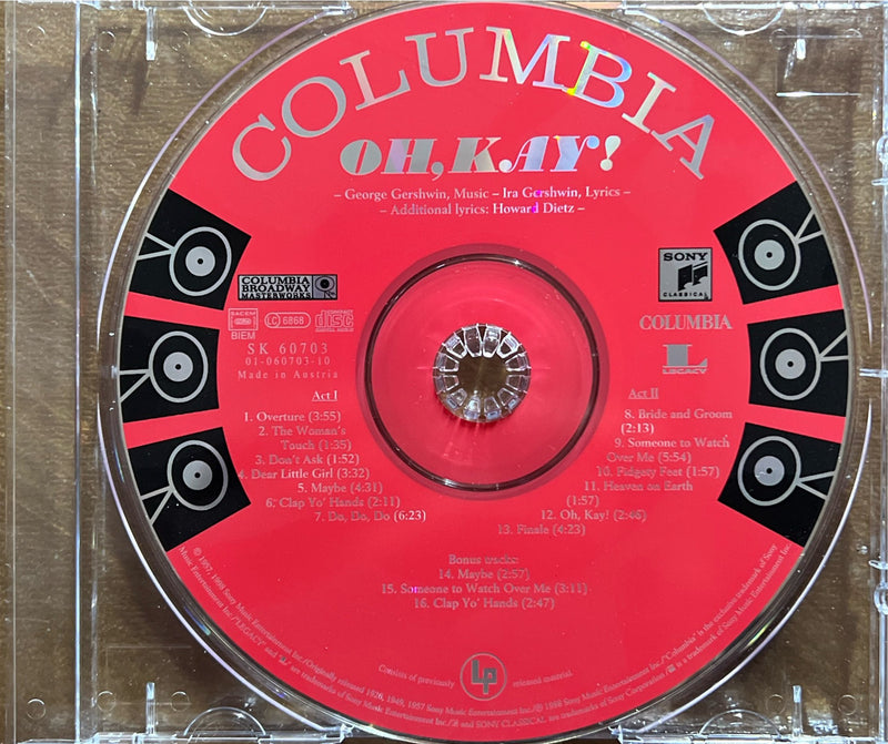 George Gershwin - CD - Oh, Kay! (NM/NM)