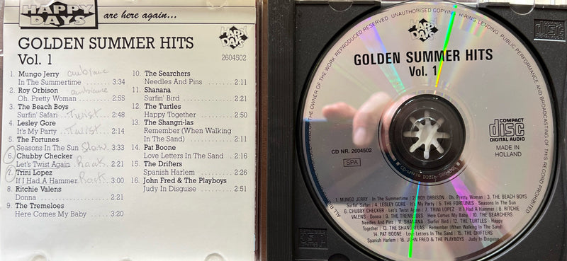 Golden Summer Hits - CD - Vol. 1 (NM/NM)