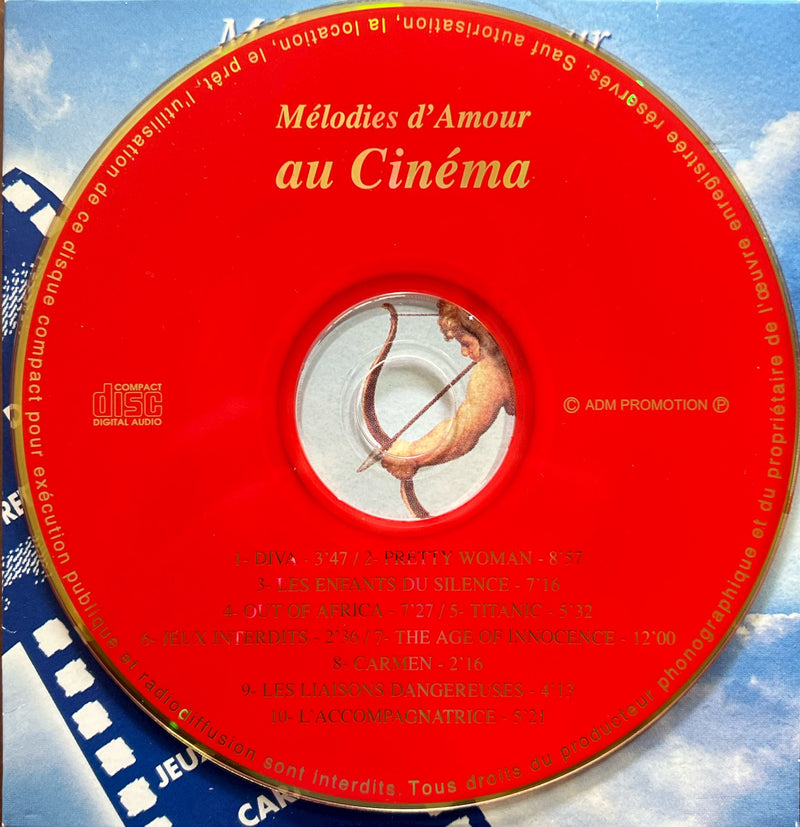 Mélodies D’Amour Au Cinéma - CD - Compilation (NM/VG+)