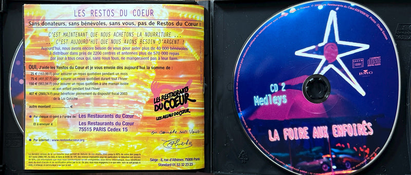 Les Enfoirés - 2CD - La Foire Aux Enfoirés (NM/NM)