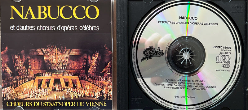 Nabucco et autres chœurs d’opéras célèbres CD Chœurs du Staatsoper de Vienne (M/M)