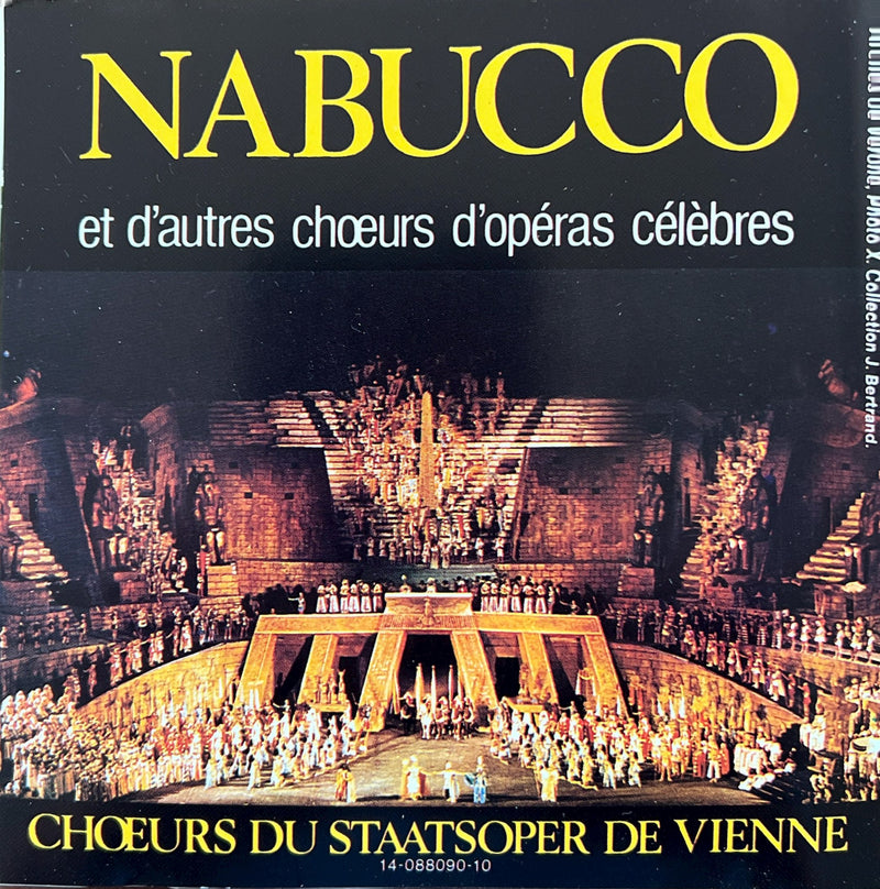 Nabucco et autres chœurs d’opéras célèbres CD Chœurs du Staatsoper de Vienne (M/M)