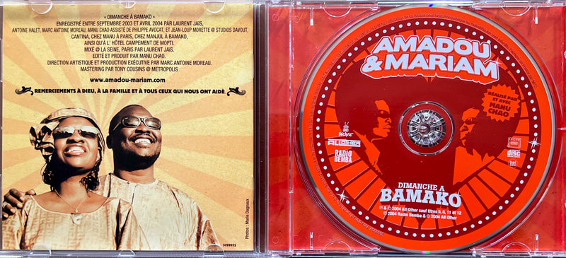 Amadou & Mariam - CD - Dimanche À Bamako (NM/NM)